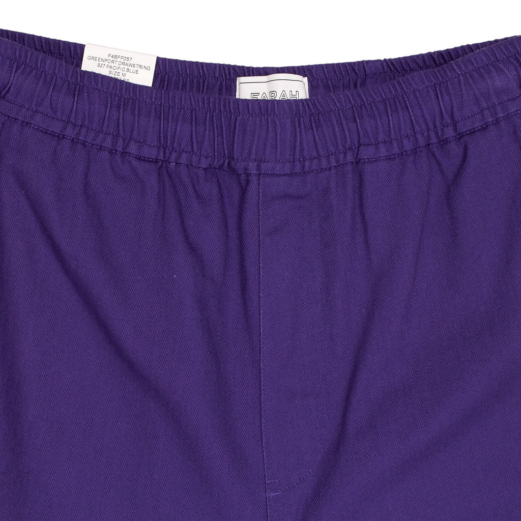 Farah Pacific Blue Greenport Drawstring Trousers