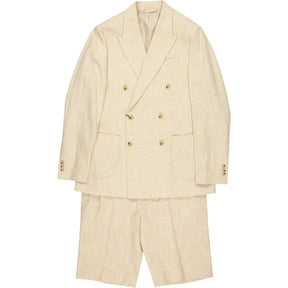 Moss Brown Relaxed Fit Shorts Suit 40R/34R