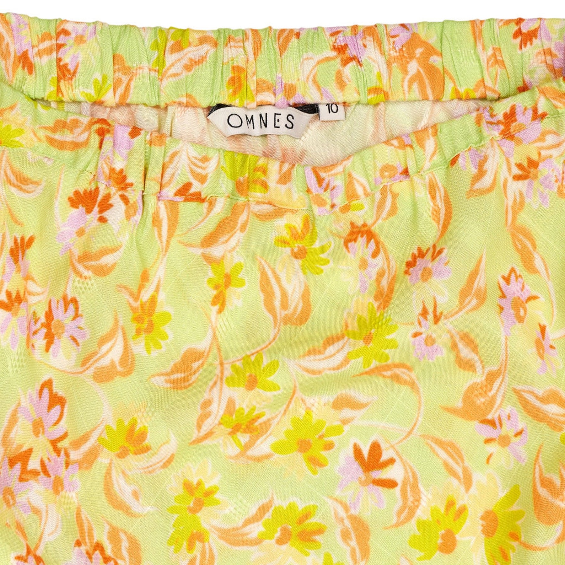 OMNES Floral Viscose Midi Skirt
