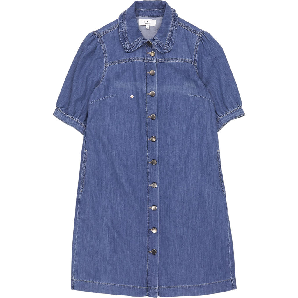 Monsoon Blue Denim Shirt Dress