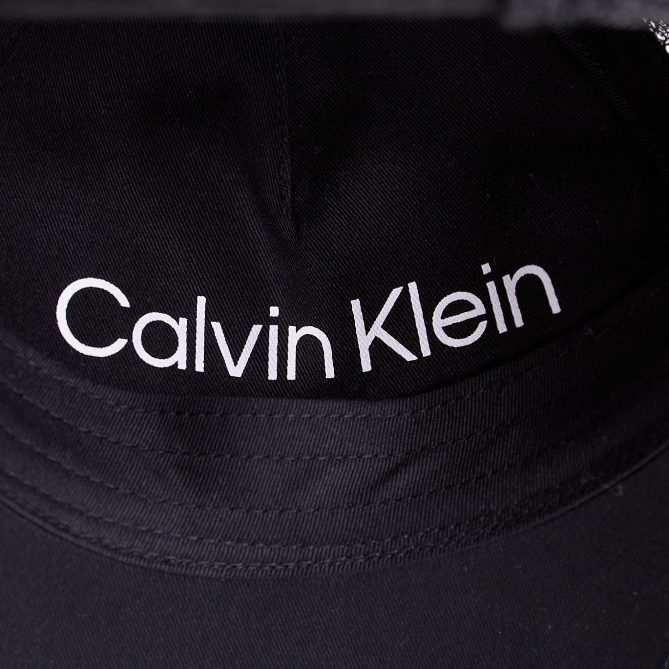 Calvin Klein Black Mesh Baseball Cap