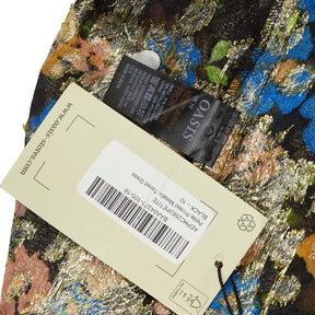 Oasis Black Floral Tiered Dress
