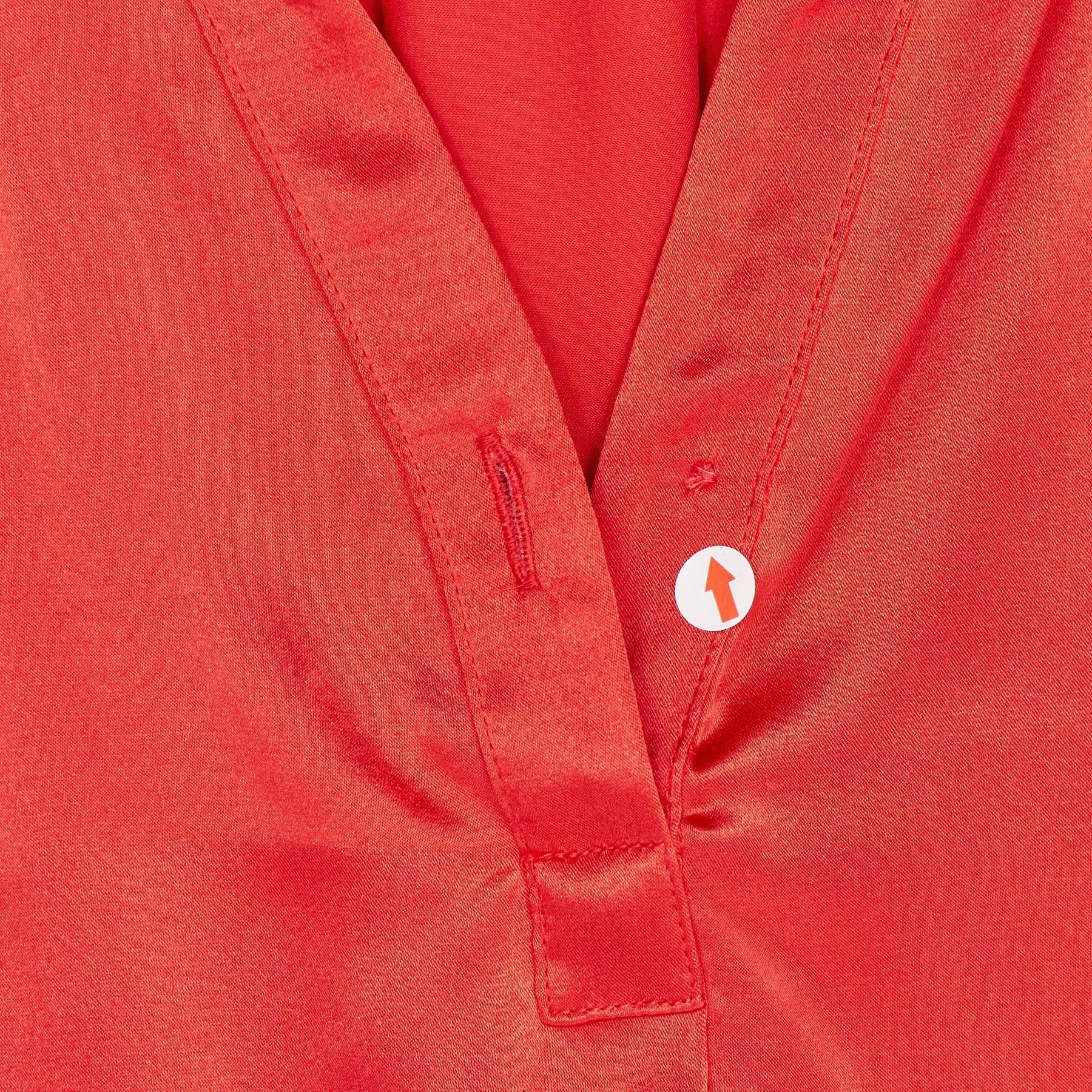 NRBY Red Silk Blouse