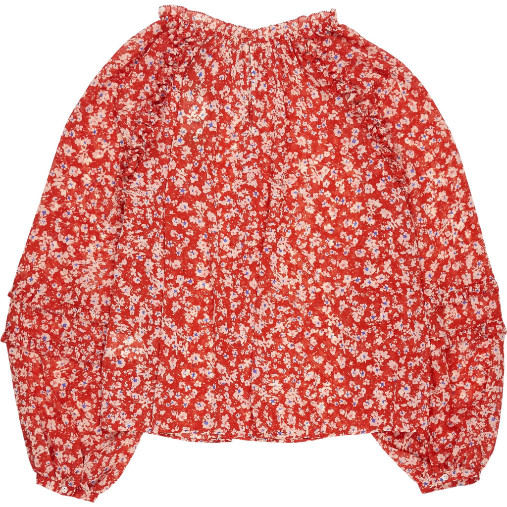 Hush Red Spring Blossom Violette Top