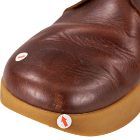 YMC Brown Leather Chukka Boots