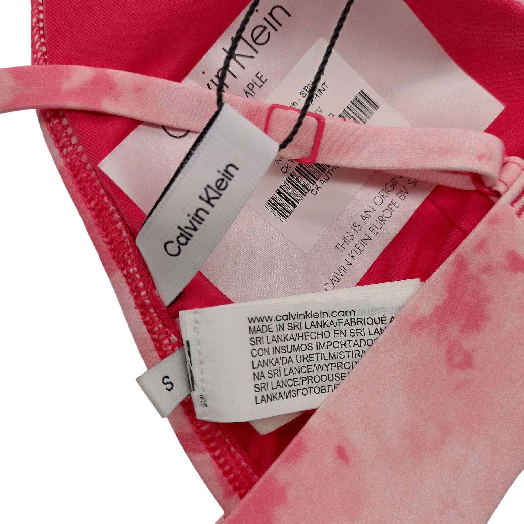 Calvin Klein Pink Tie Dye Swimwear
