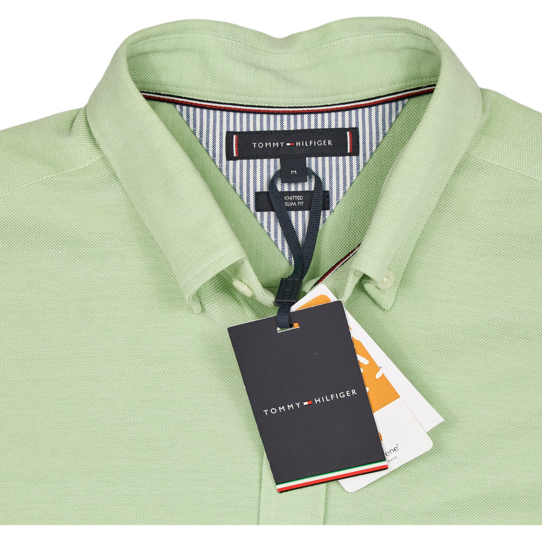 Tommy Hilfiger Green Knitted Slim Fit Shirt