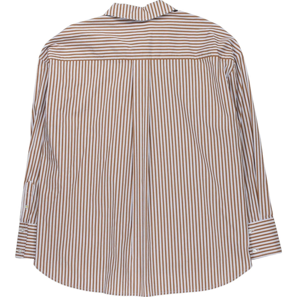 Wyse Brown Striped Shirt