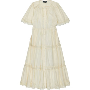 Wyse Cream Gracie Lace Dress