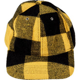YMC Yellow Black Check Cap