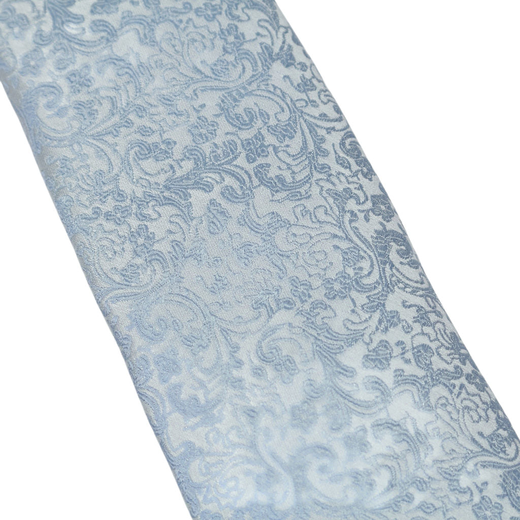 Moss Light Blue Patterned Tie Bundle x 3