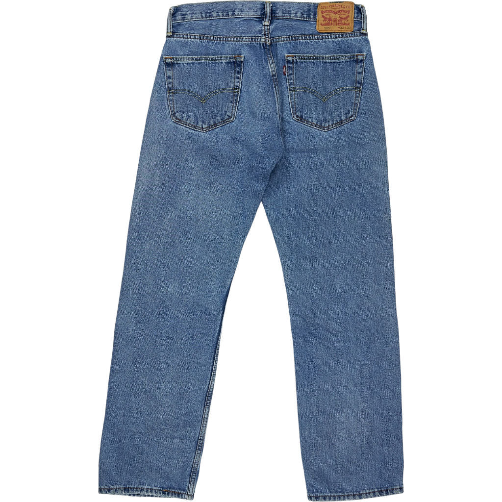 Levi's Blue 505 Straight Jeans