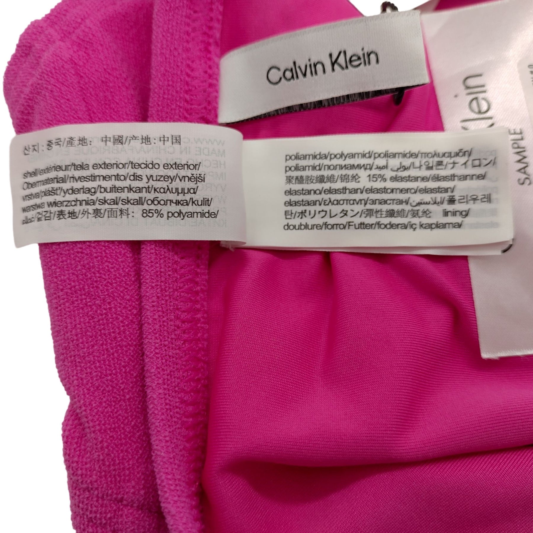 Calvin Klein Pink CK One Terry Swim Briefs
