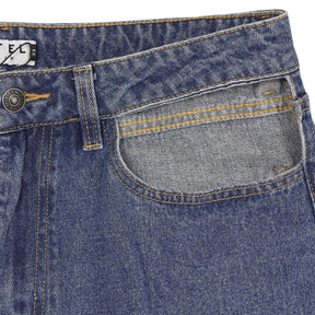 Motel Blue Straight Leg Jeans