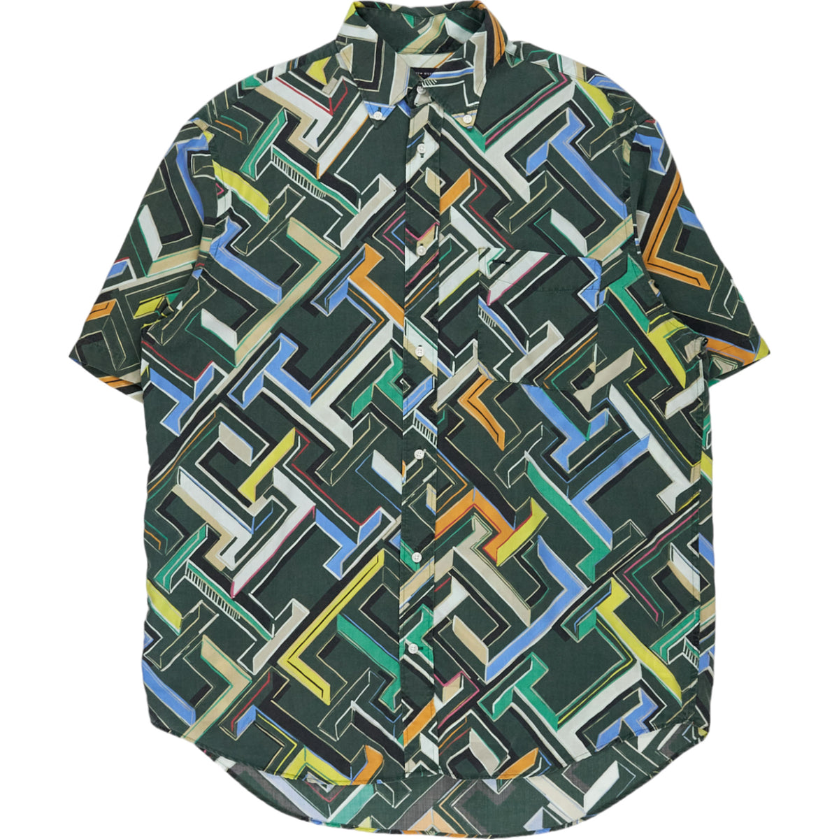 Tommy Hilfiger Multi Hunter Monogram Print Shirt