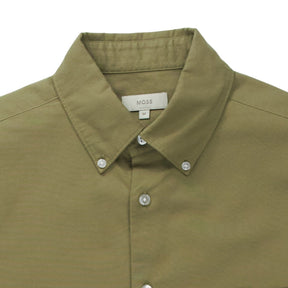 Moss Green Button-Up Shirt
