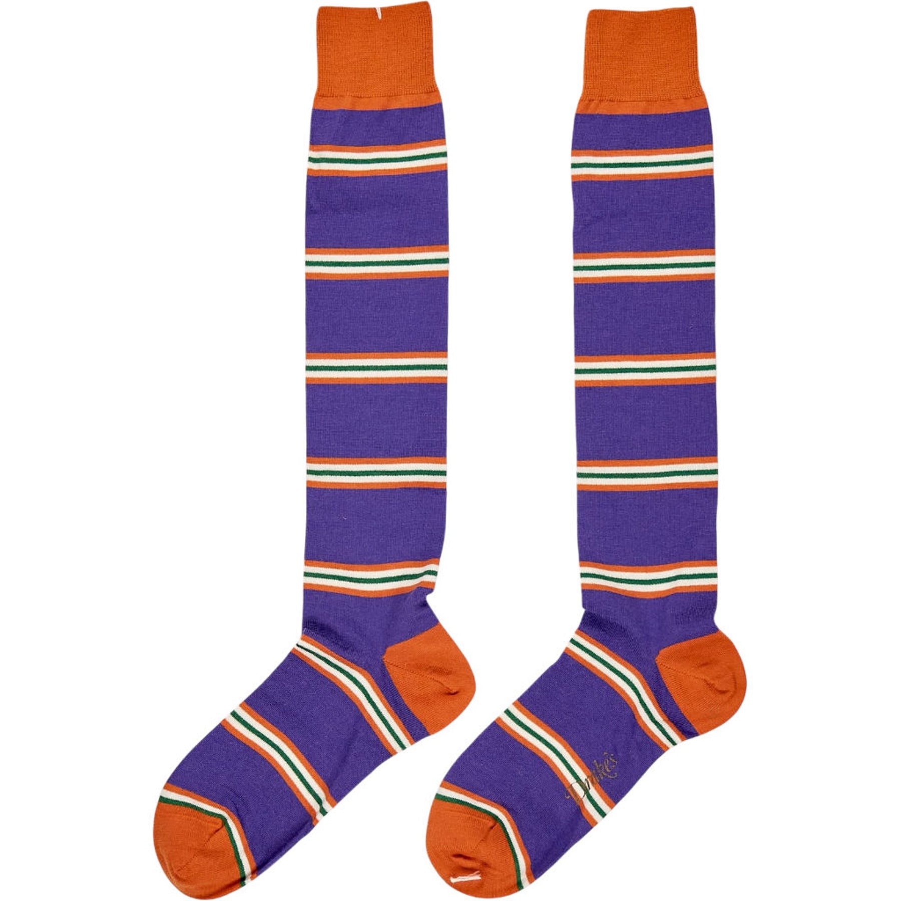 Drake's Multicolour Striped Wool Socks