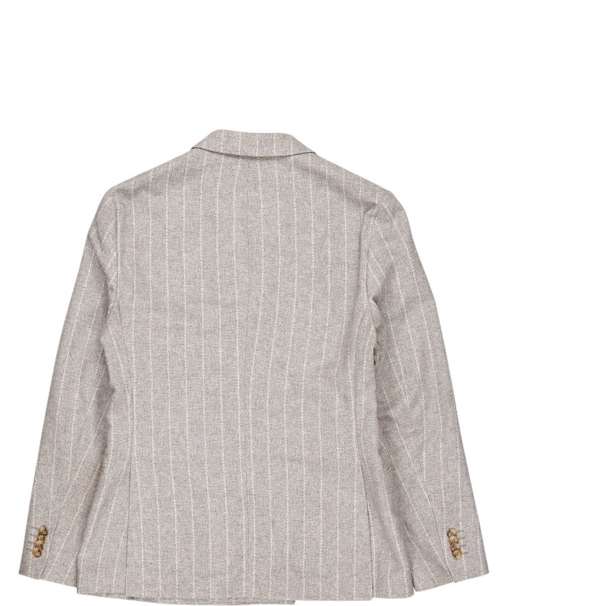 Moss Grey Pinstripe Double Breasted Jacket