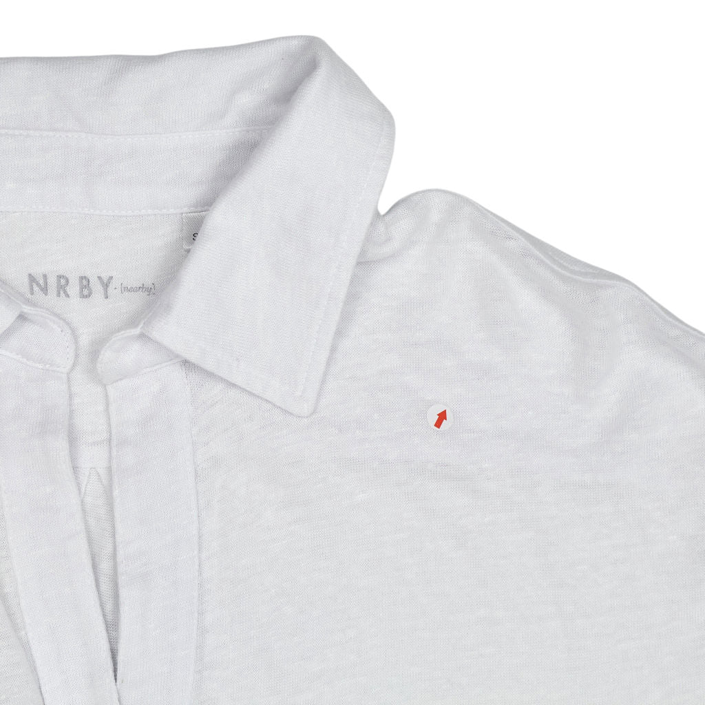NRBY White Linen Shirt