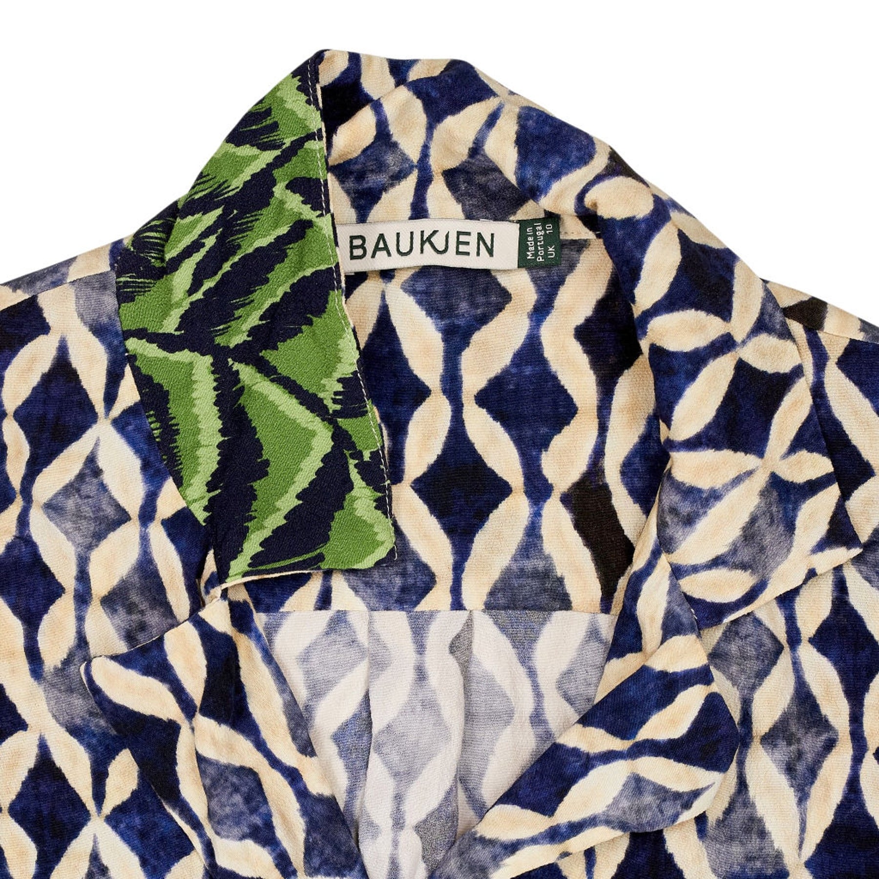 Baukjen Blue Print Shirt