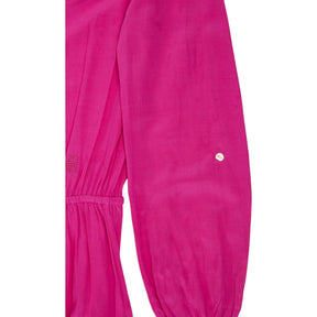 Tommy Hilfiger Pink Tie-Waist Dress