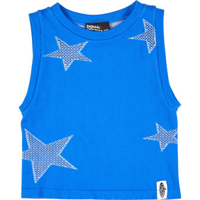 Basic Pleasure Mode Blue Star Tank Top