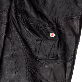 Vintage Navarre Black Leather Coat