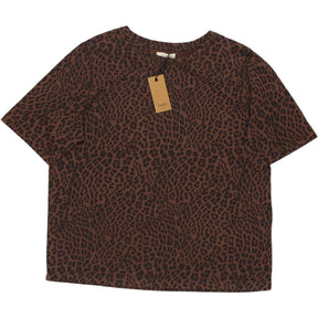 Hush Brown Leopard Oversized Tee