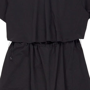 Snow Peak Black Drawstring Dress