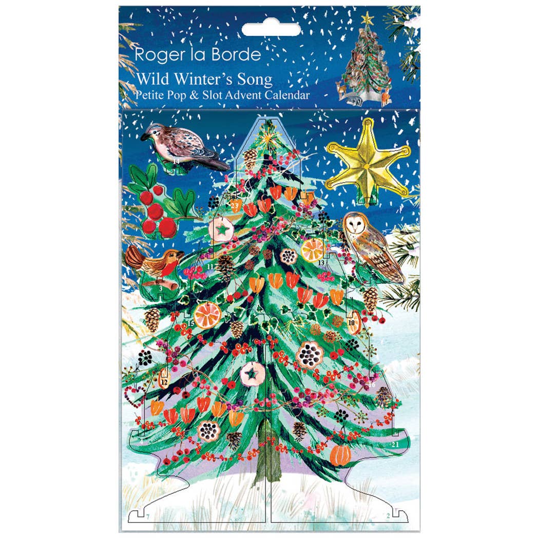 Wild Winter's Song Tree Petite Pop & Slot Advent Calendar