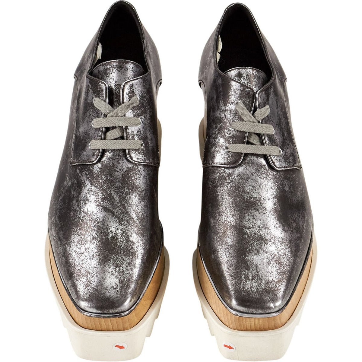 Stella McCartney Metallic Platform Shoes Size EU 37 | Shop from