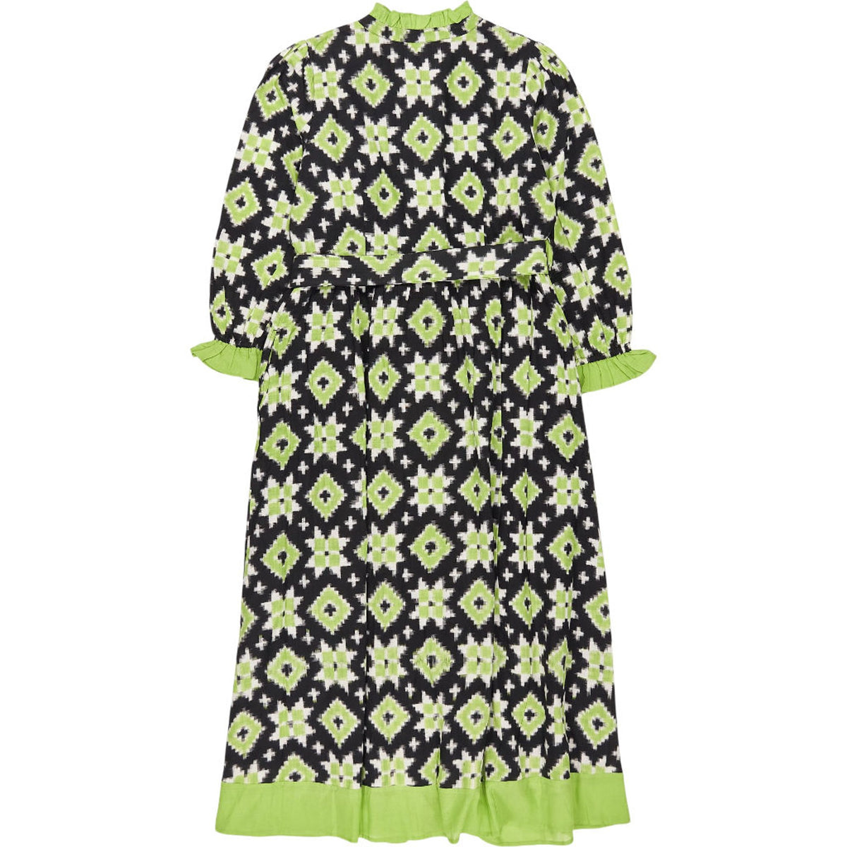Pink City Prints Green Tilly Dress