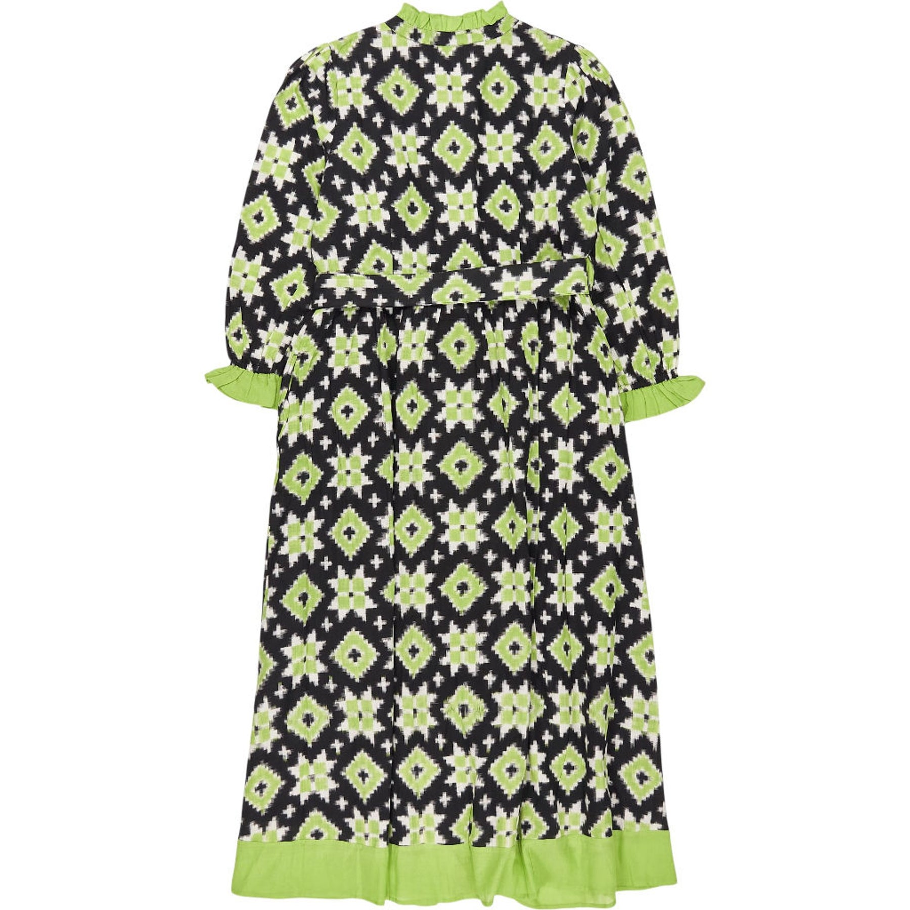 Pink City Prints Green Tilly Dress