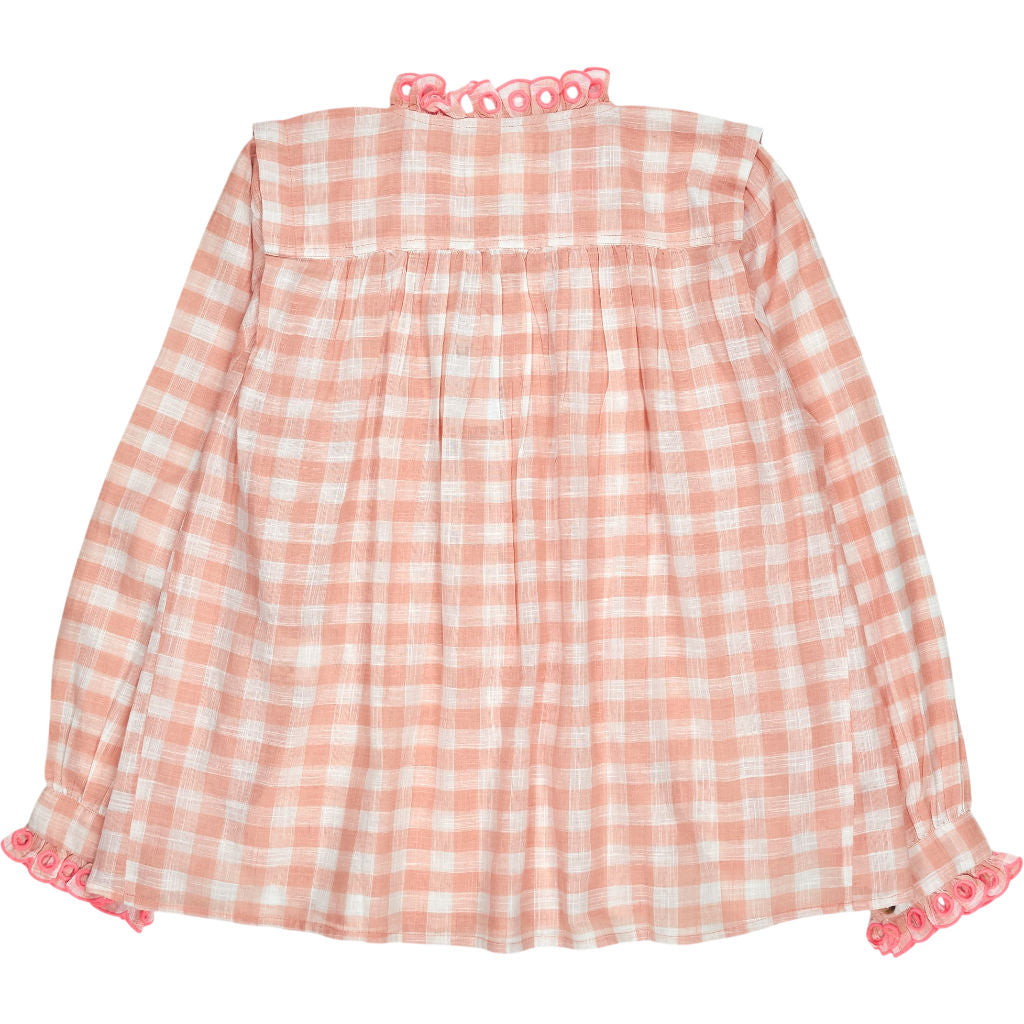 Bonté Rosewater Pink Etienne Check Shirt