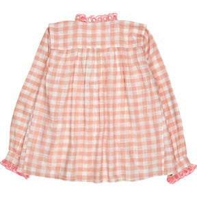 Bonté Rosewater Pink Etienne Check Shirt