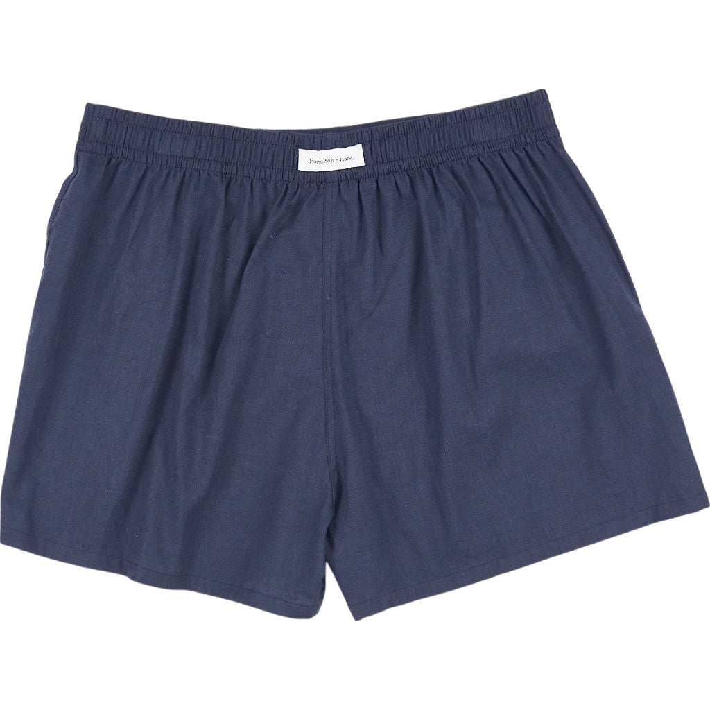 Hamilton + Hare Navy Boxer Shorts (1 PACK)