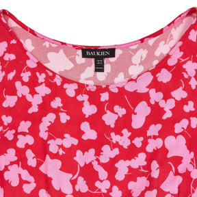 Baukjen Red Pink Floral Dress