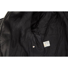 Real Leather Black Biker Jacket