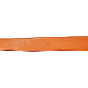 Anderson & Sheppard Orange Leather Belt