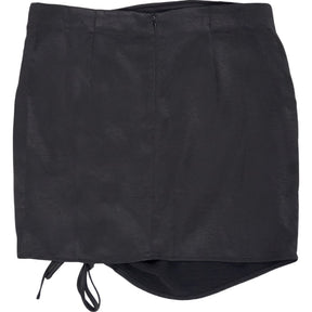 MOTEL Black Balta Satin Skirt