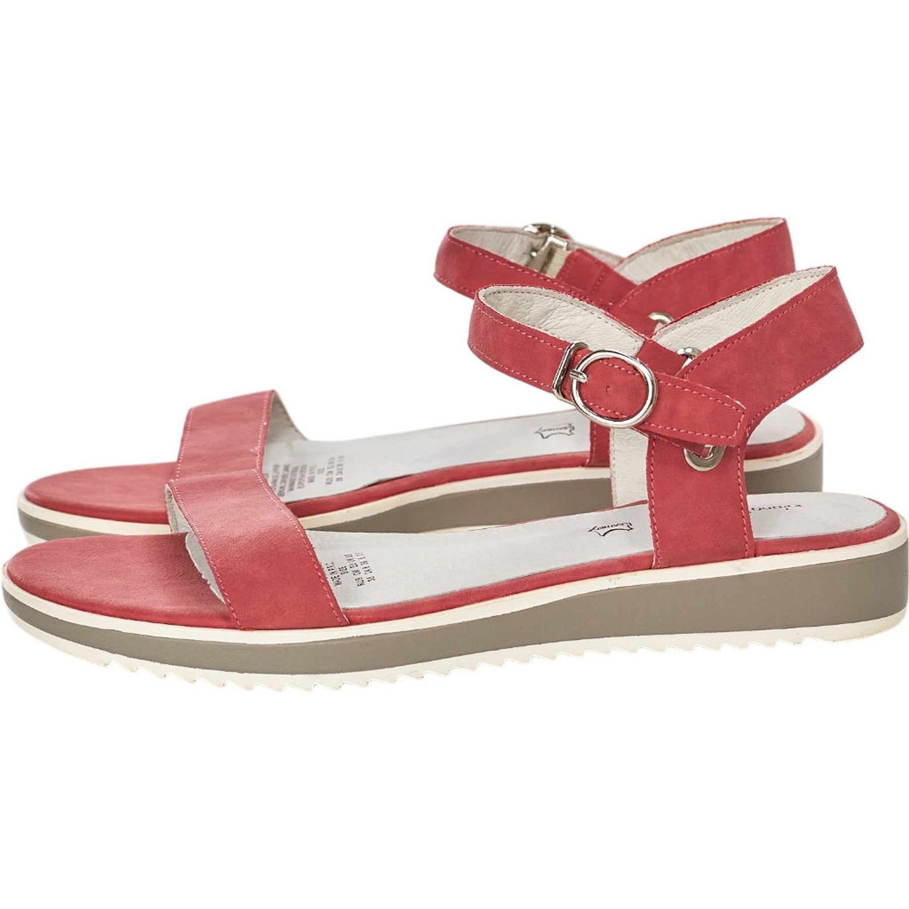 Keddo Red Sandals Leather Strap UK 6