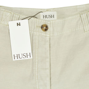 Hush Light Neutral Kia Washed Baker Trousers