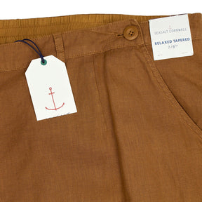 Seasalt Brown Relaxed Tapered Trousers