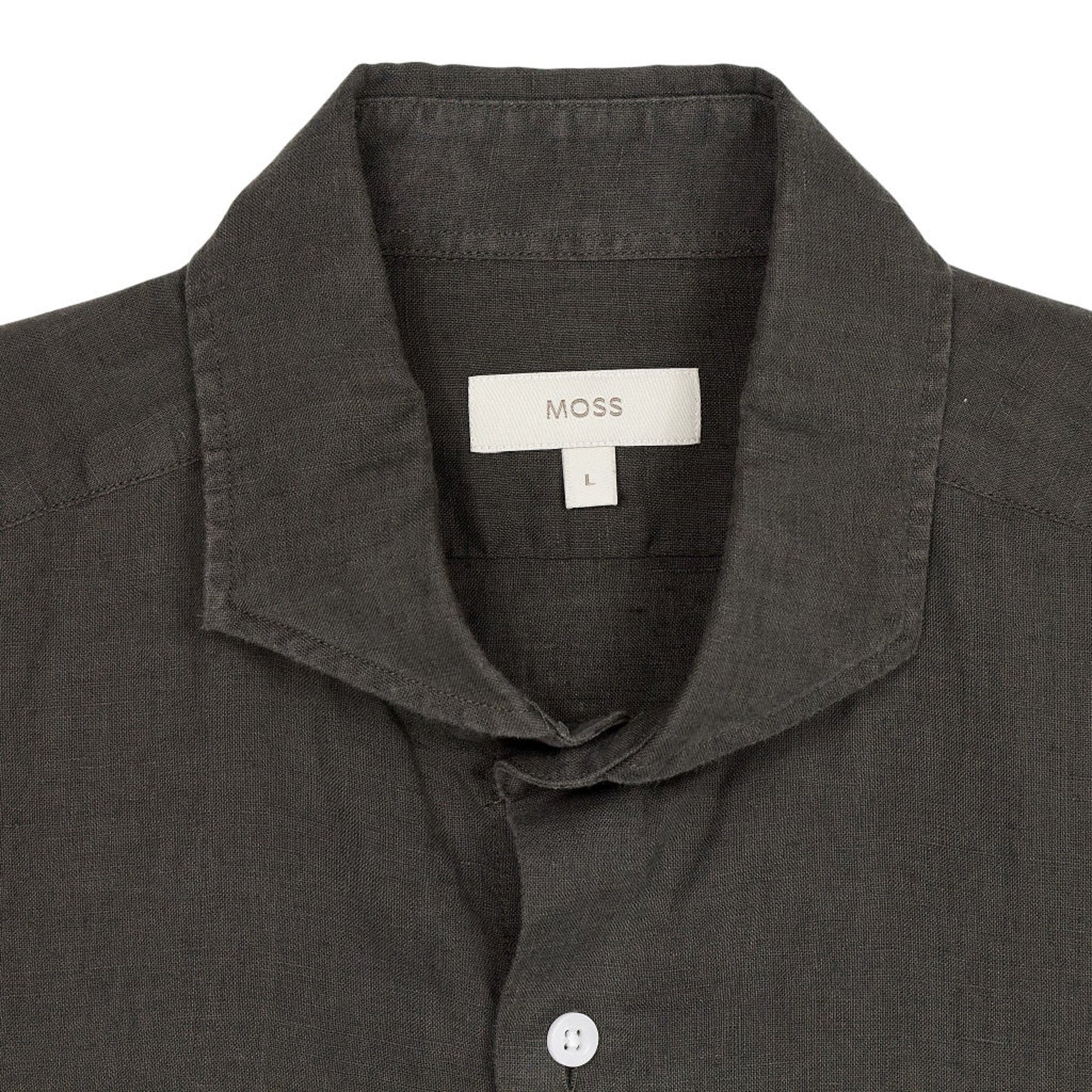Moss Green Linen Shirt
