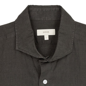 Moss Green Linen Shirt