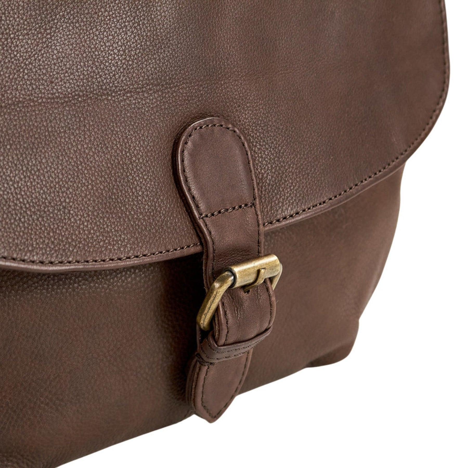 FatFace Brown Leather Shoulder Bag