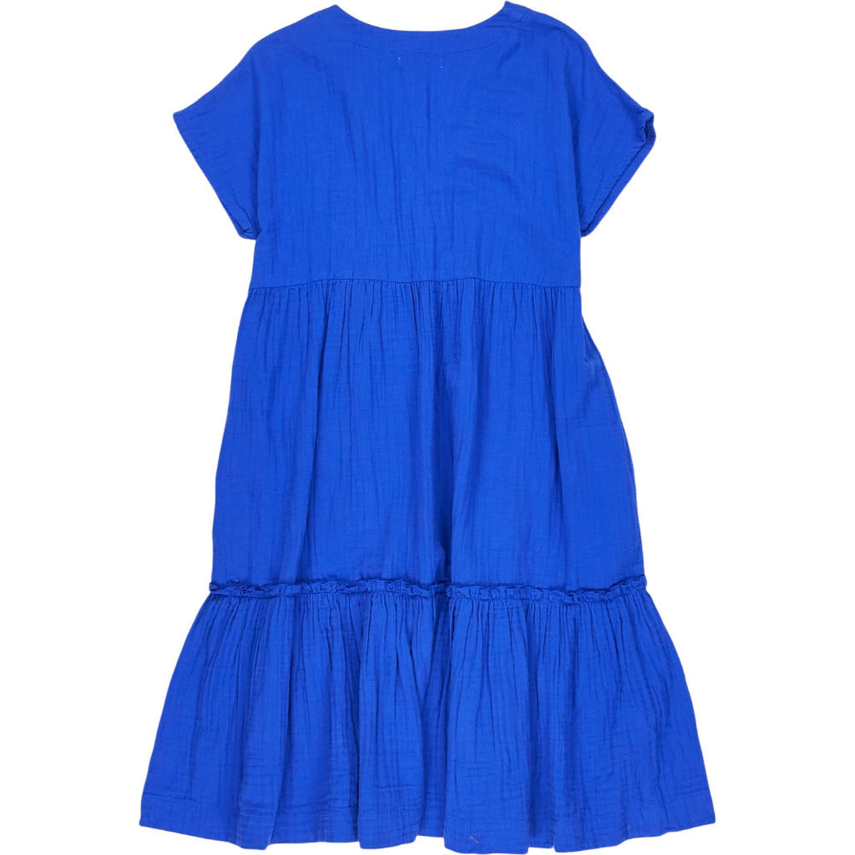 NRBY Blue Crinkle Cotton Dress