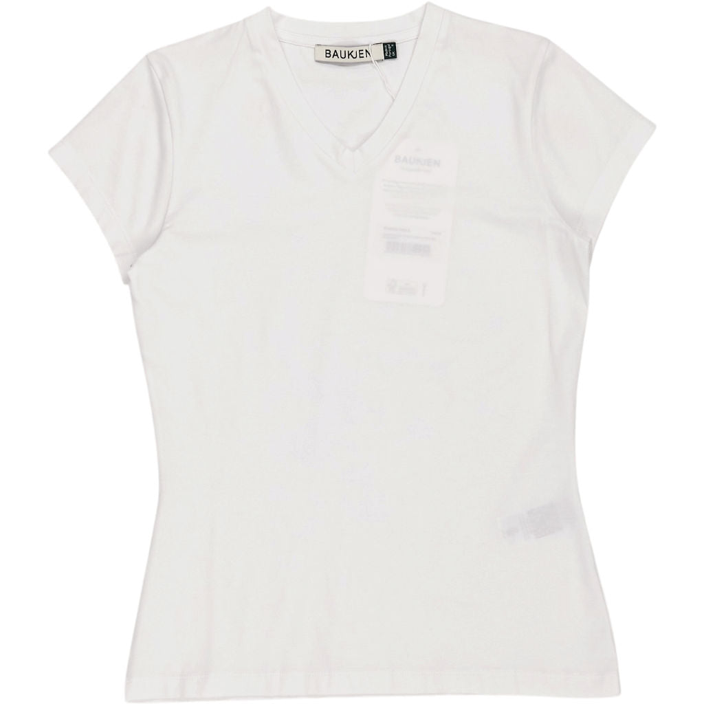 Baukjen White V-Neck Slim Tee