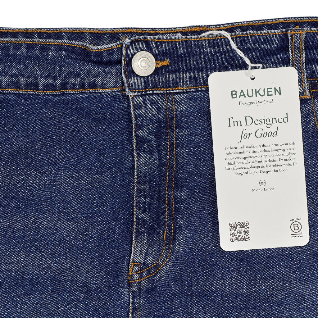 Baukjen Dark Indigo Denim Skirt