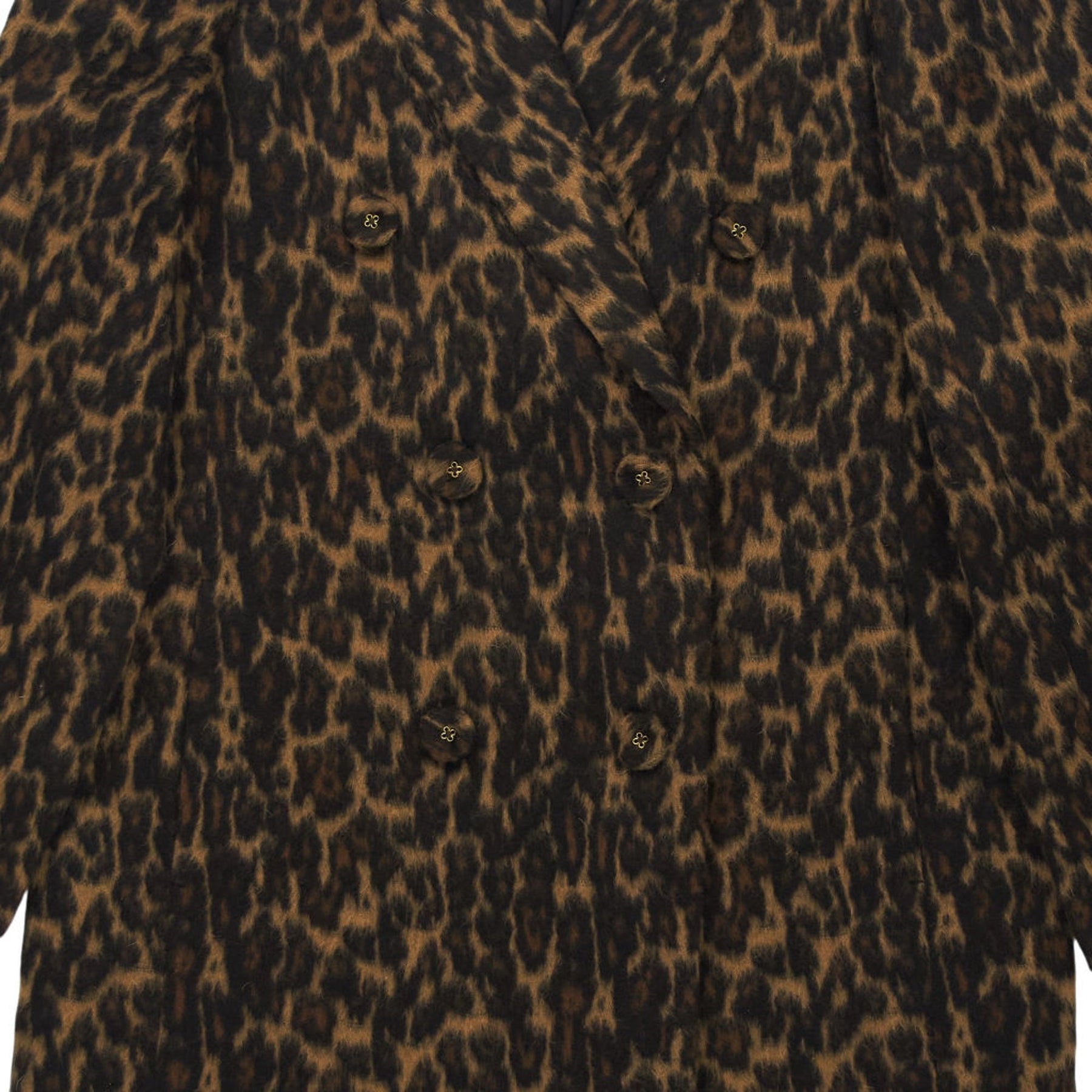 Wyse Leopard Print Long Coat